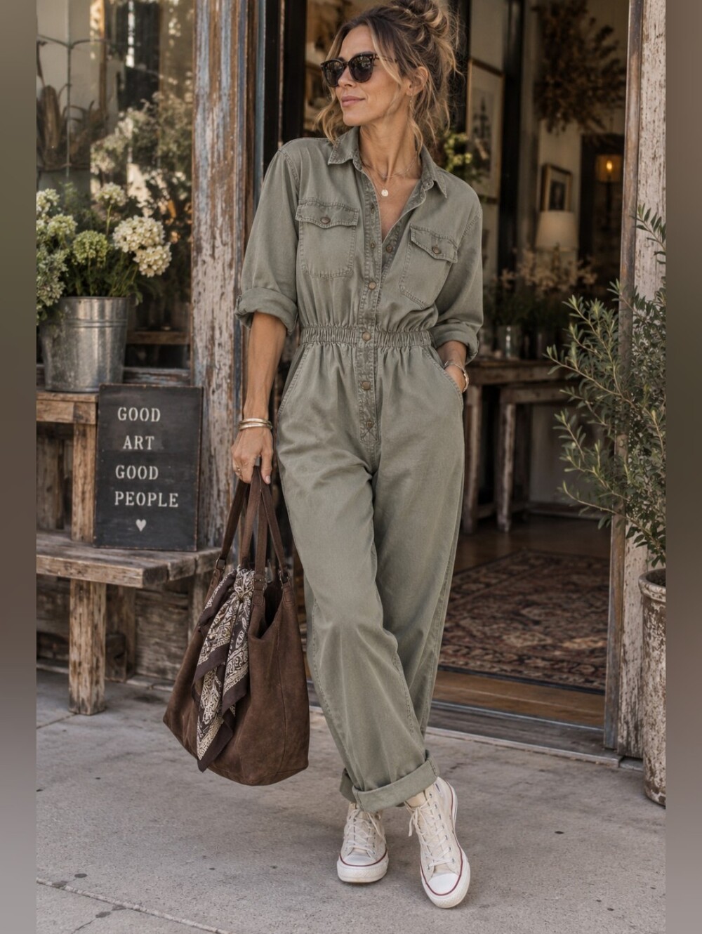 Vintage Robert Michael LDT Jumpsuit 100% Cotton